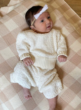 Teddy Boucle Jumper - Vanilla