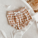 Caramel Gingham Bloomers