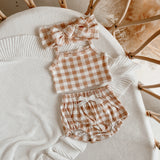 Caramel Gingham Bloomers