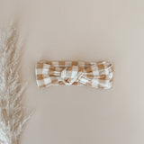 Bamboo Topknot - Gingham | DISCONTINUED
