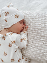 Long Sleeve Baby Growsuit - Autumn Leaf
