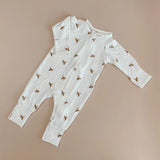 Long Sleeve Baby Growsuit - Honey Bee