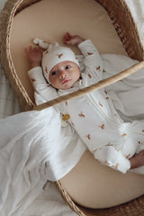 Honey Bee Knotted Beanie