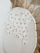 Honey Bee Knotted Beanie