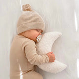 Small Moon Cushion - Coconut