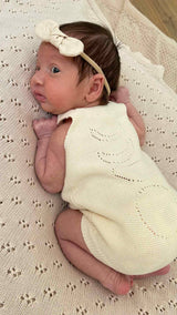 Organic Lunar Romper - Milk