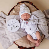 Organic Knit Beanie - White