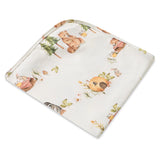 Bears Organic Jersey Swaddle & Beanie Set