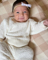 Teddy Boucle Jumper - Vanilla