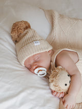 Knit Beanie - Biscotti