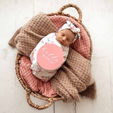 Camille Swaddle Sack & Topknot Set