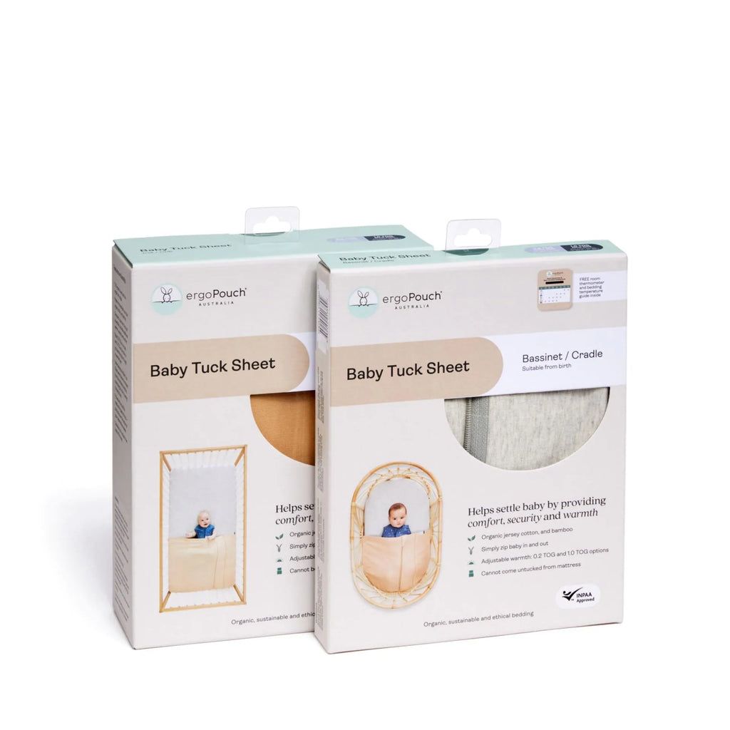 Baby Cot Tuck Sheet Rust OH MIA BAMBINA