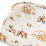 Diggers & Tractors Organic Jersey Swaddle & Beanie Set