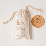 Wooden Baby Brush + Comb Set