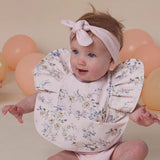 Ruffle Bib - Sweet Swallows