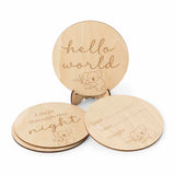 Wooden Monthly Milestone Plaques - Koala