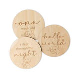 Wooden Monthly Milestone Plaques - Koala