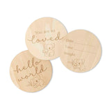 Wooden Monthly Milestone Plaques - Koala