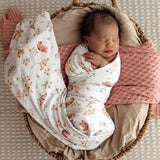 Butterfly Organic Jersey Swaddle & Topknot Set