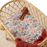 Australiana Fitted Bassinet Sheet / Change Pad Cover