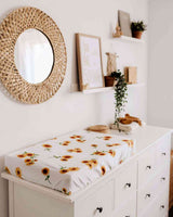 Sunflower Fitted Bassinet Sheet / Change Pad Cover