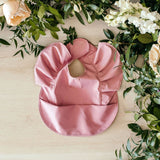 Ruffle Waterproof Bib • Primrose - OH MIA BAMBINA