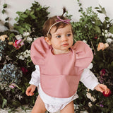 Ruffle Waterproof Bib • Primrose - OH MIA BAMBINA
