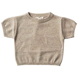 Dropped Shoulder Tee - Oatmeal Mud