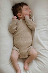 Ribbed Bodysuit - Fawn Speckle