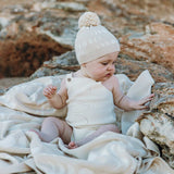 Organic Lunar Romper - Milk
