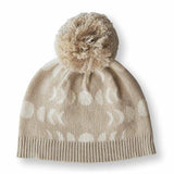 Organic Lunar Pom Pom Beanie - Natural