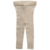 Ribbed Knit Leggings - Oatmeal Mud