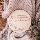 Pregnancy Wooden Announcement Plaque - Guess What? You Are Going To Be...