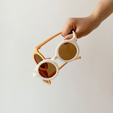Kids Sustainable Sunglasses - Cream