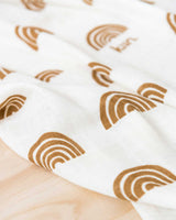 Bronze Rainbow Organic Swaddle