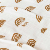 Bronze Rainbow Organic Swaddle