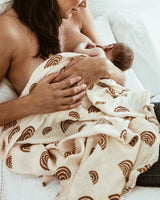 Muslin Swaddle Wrap • Rainbow - OH MIA BAMBINA