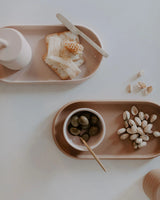 The Dinner Tray Set (Tall Cup & Plate) - Nutmeg