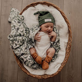 Organic Muslin Wrap • Evergreen - OH MIA BAMBINA