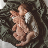 Organic Muslin Wrap • Khaki | Pre-Order Only - OH MIA BAMBINA