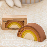 Silicone Stacking Toy - Rainbow
