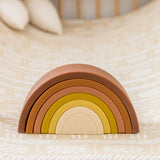 Silicone Stacking Toy - Rainbow