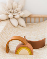 Silicone Stacking Toy - Rainbow