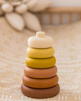 Silicone Stacking Toy - Round Tower