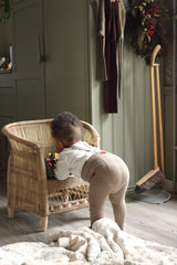 Organic Footed Tights - Peanut Blend