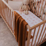 Diamond Knit Baby Blanket - Bronze