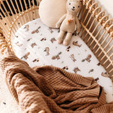 Diamond Knit Baby Blanket - Hazelnut