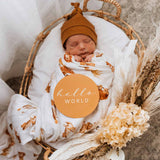 Lion Organic Muslin Wrap