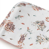 Koala Organic Jersey Swaddle & Beanie Set