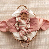 Rose Stripe Growsuit | DISCONTINUED